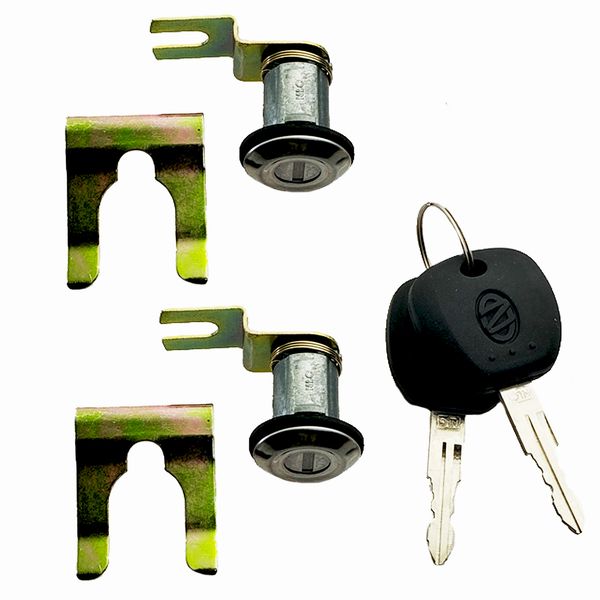 قفل درب های جانبی خودرو نصیری مدل DUAL مناسب برای نیسان وانت مجموعه 6 عددی