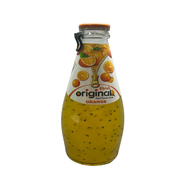 نوشیدنی تخم شربتی با طعم پرتقال اورجینال - 300 میلی لیتر بسته 24 عددی
