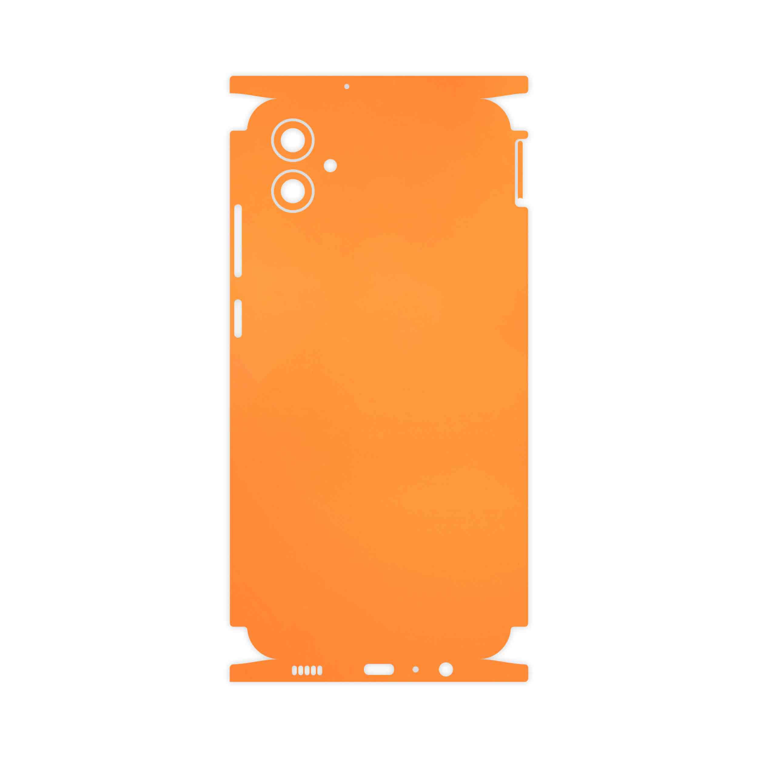 برچسب پوششی ماهوت مدل Matte-Orange-FullSkin مناسب برای گوشی موبایل سامسونگ Galaxy F04