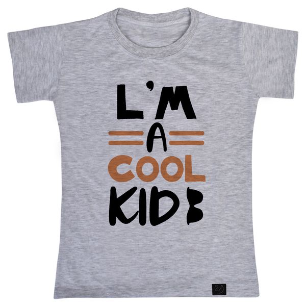 تی شرت آستین کوتاه پسرانه 27 مدل Cool kid کد KV116