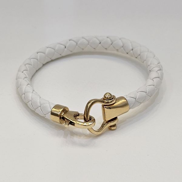 دستبند طلا 18 عیار زنانه گیومه مدل امگا