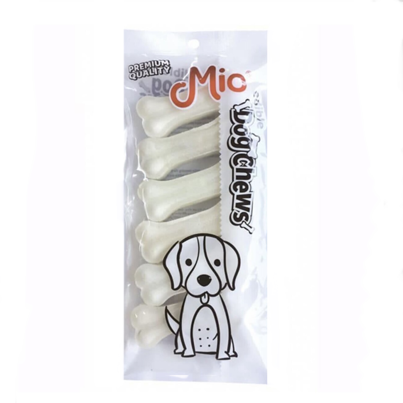 تشویقی سگ میو مدل استخوان فلوراید دار بسته 10 عددی