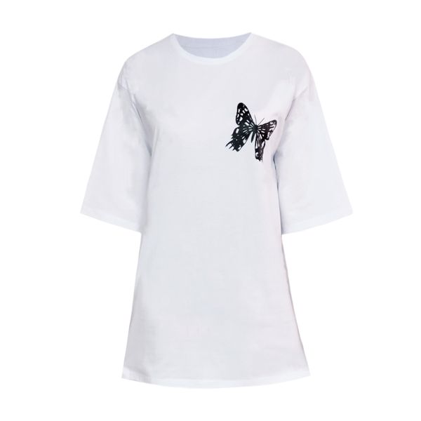 تی شرت لانگ زنانه مدل پروانه کد 06