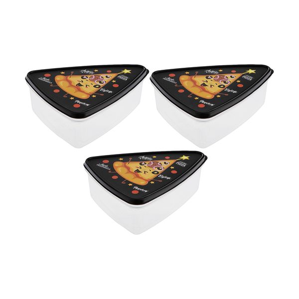 ظرف نگهدارنده فرش کیپس مدل پیتزا بسته 3 عددی