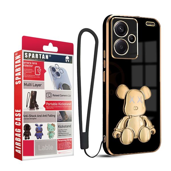کاور اسپارتان مدل Teddy Strap مناسب برای گوشی موبایل شیائومی Redmi Note 13 Pro Plus به همراه بند