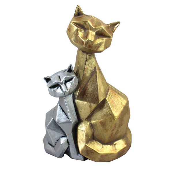 مجسمه مدل گربه و بچه گربه
