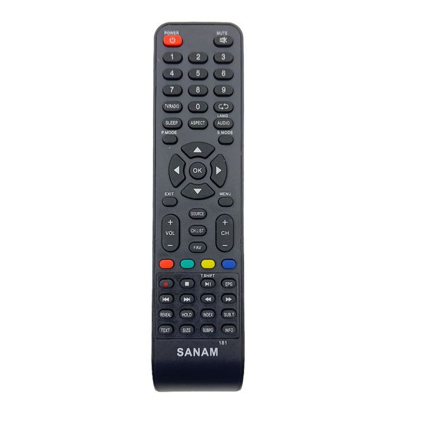 ریموت کنترل تلویزیون صنام مدل ak987654321