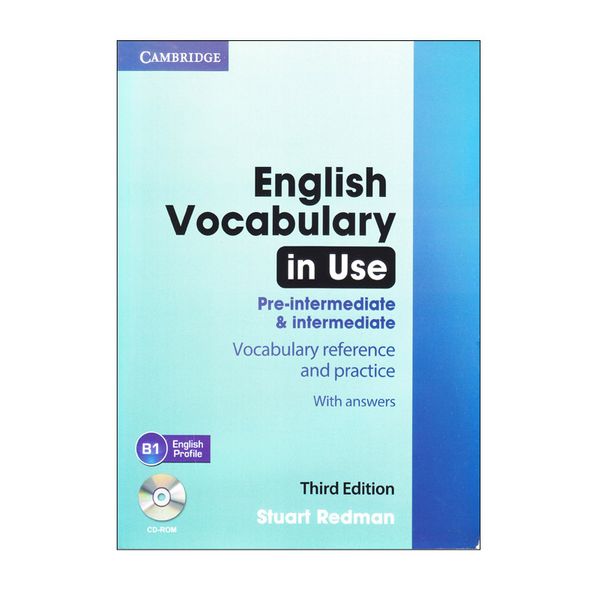 کتاب English Vocabulary in use Pre-Intermediate &amp; Intermediate third edition اثر Stuart Redman انتشارات الوندپویان