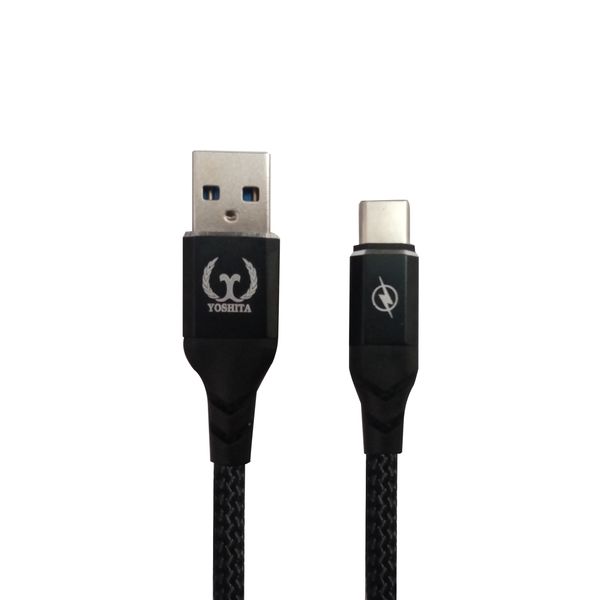 کابل تبدیل USB به USB-C یوشیتا مدل DVB-T طول 0.2 متر