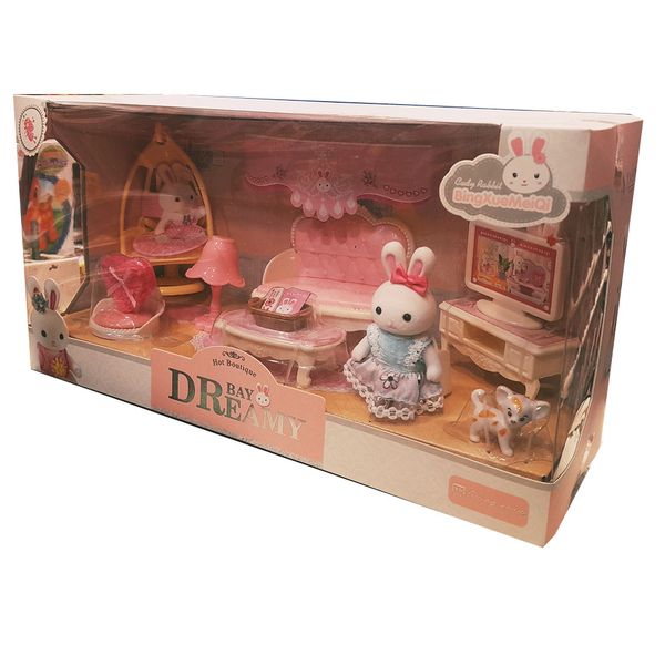 اسباب بازی مدل  خانه خرگوش طرح اتاق پذیرایی