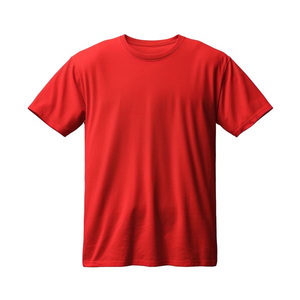 تی شرت آستین کوتاه مردانه مدل بیسیک ساده رنگ قرمز