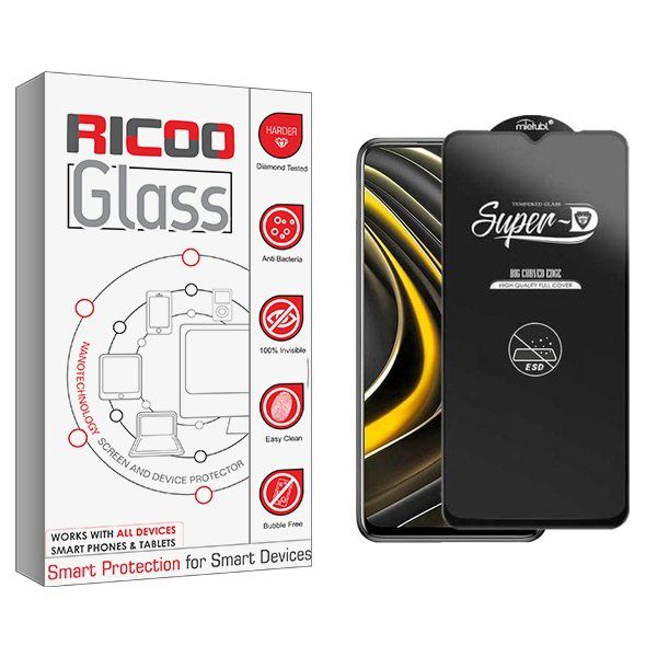 محافظ صفحه نمایش ریکو مدل RiC2 Superd_ESD مناسب برای گوشی موبایل شیائومی Poco M3