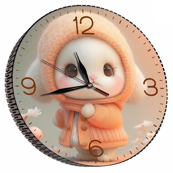 ساعت دیواری مدل خرگوش کارتونی