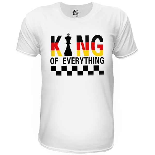 تی شرت آستین کوتاه مردانه اسد طرح King کد 88