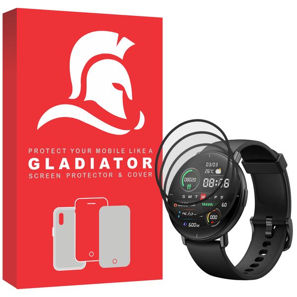 محافظ صفحه نمایش گلادیاتور مدل GWP3000 مناسب برای ساعت هوشمند شیائومی Mibro Lite بسته سه عددی