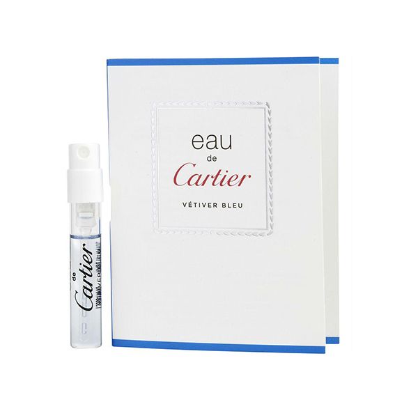 عطر جیبی مردانه کارتیه مدل Eau de Cartier Vetiver Bleu حجم 1.5 میلی لیتر