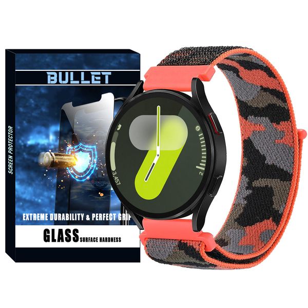 بند بولت مدل Nylon Army BL مناسب برای ساعت هوشمند سامسونگ Galaxy Watch 7 44mm / Galaxy Watch 7 40mm / Galaxy Watch FE