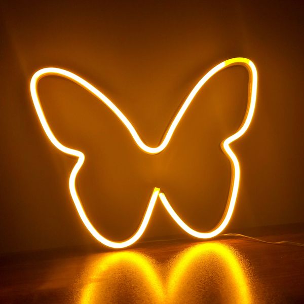 نئون پلکسی مدل پروانه