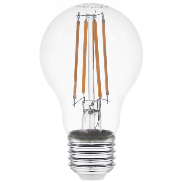 لامپ ال ای دی فیلامنتی 8 وات مصباح مدل حبابی شفاف کد A60 پایه E27