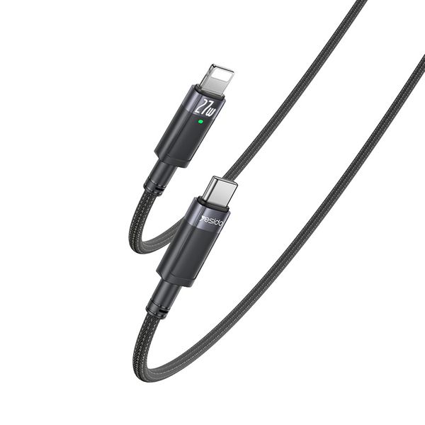 کابل تبدیل USB-C به لایتنینگ یسیدو مدل AUTO POWER OFF CA159 27W طول 1.2 متر