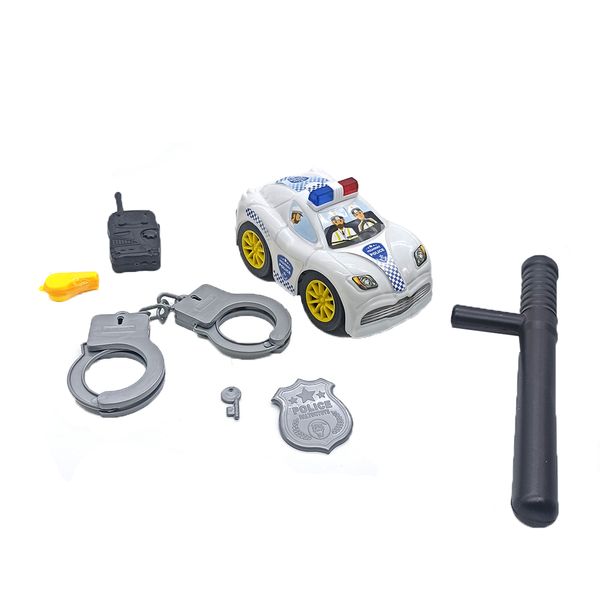 بیسیم و دستبند اسباب بازی مدل ماشین پلیس شهر کد 1009