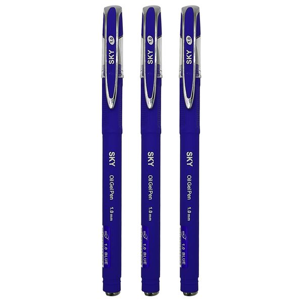 خودکار اسکای مدل Oil Gel Pen بسته 3 عددی