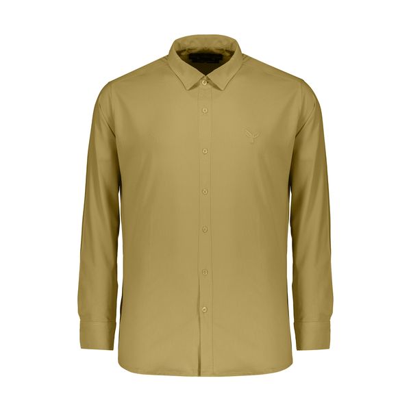 پیراهن آستین بلند مردانه پیکی پوش مدل کتان M02573