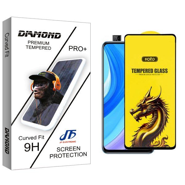 محافظ صفحه نمایش جی اف مدل Diamond Y-Horo مناسب برای گوشی موبایل هوآوی Y9s