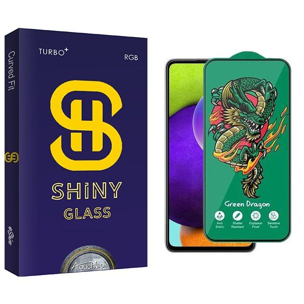 محافظ صفحه نمایش آتوچبو مدل Shiny Green_Dragon مناسب برای گوشی موبایل سامسونگ Galaxy A52