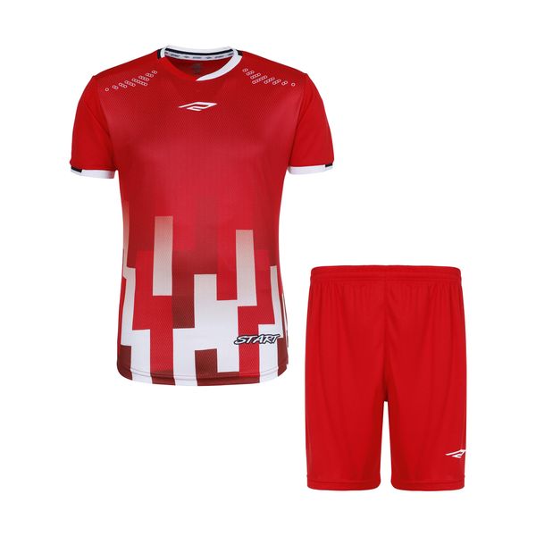 ست تی شرت و شلوارک ورزشی مردانه استارت مدل F0102