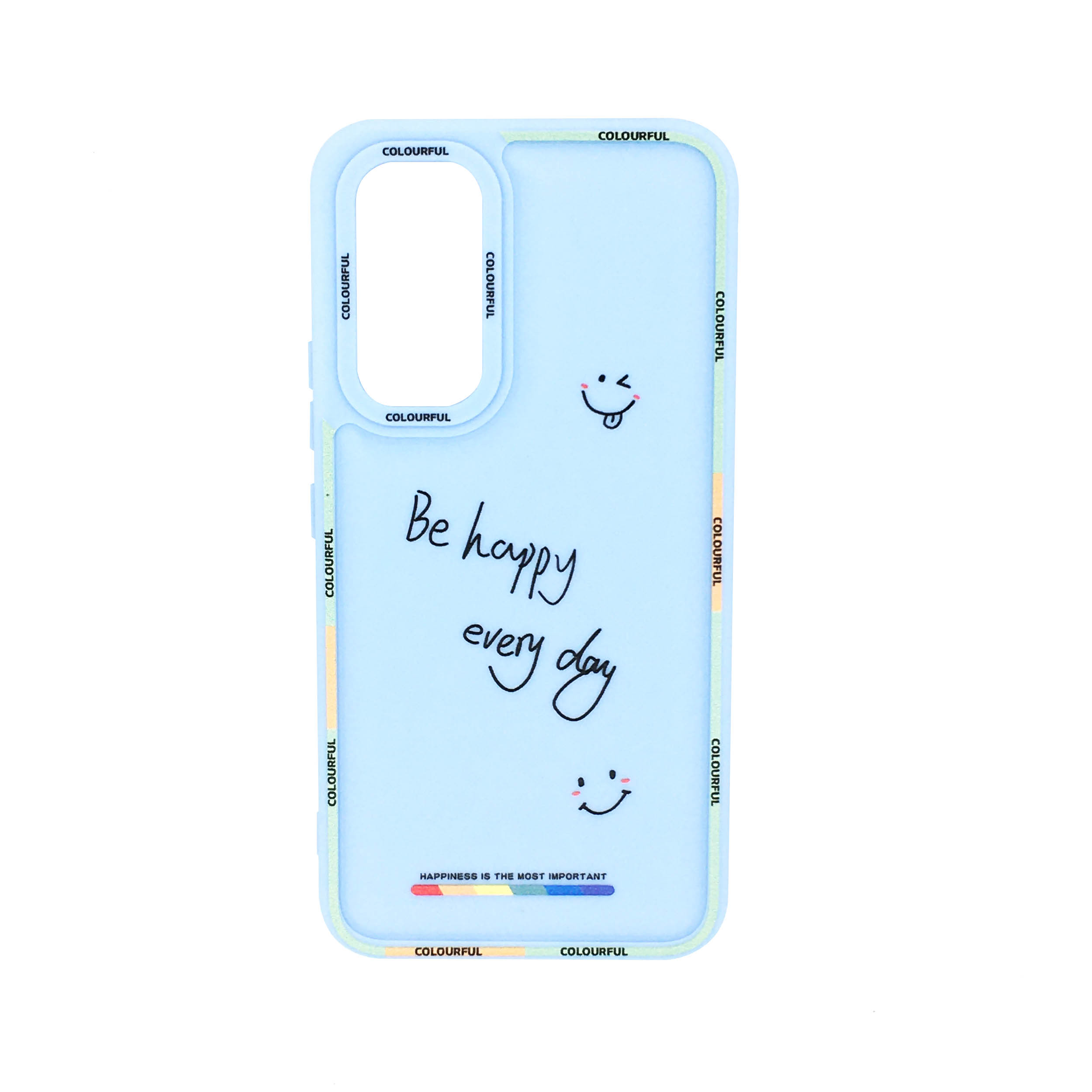 کاور مدل کالرفول طرح Happy مناسب برای گوشی موبایل سامسونگ Galaxy A54 5G