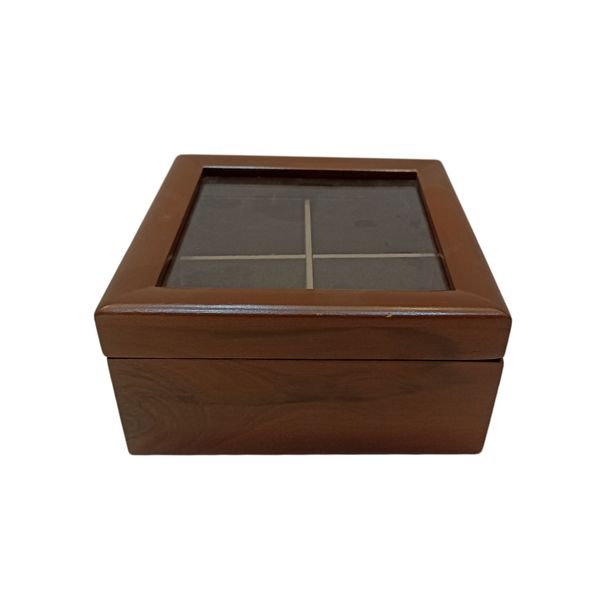 جعبه چای کیسه ای مدل 4 خانه ای کد 0022