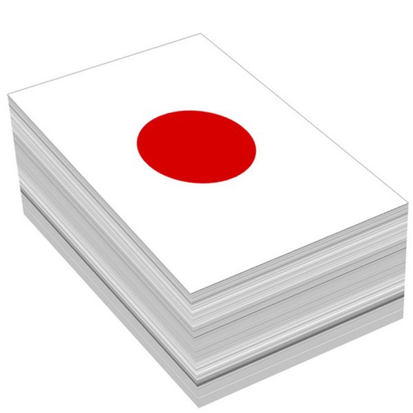 کاغذ یادداشت مستر راد طرح پرچم ژاپن کد 1008