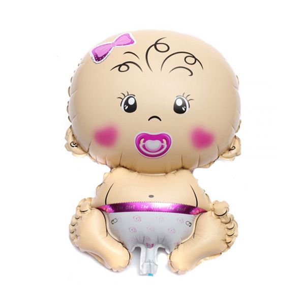 بادکنک فویلی دنیای سرگرمی های کمیاب طرح نوزاد دختر مدل DSK-A19