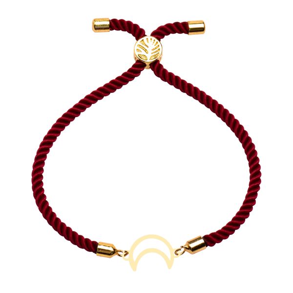 دستبند طلا 18 عیار زنانه کرابو طرح ماه مدل Kr102212