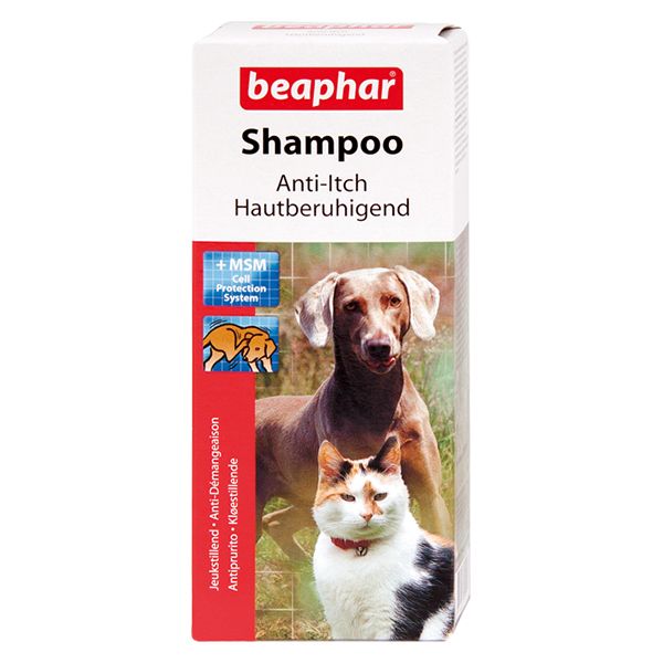 شامپو سگ و گربه بیفار مدل shampoo anti itch حجم 200 میلی لیتر