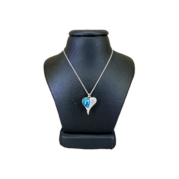 گردنبند نقره زنانه سواروسکی مدل قلب جواهری خاص کد 30007