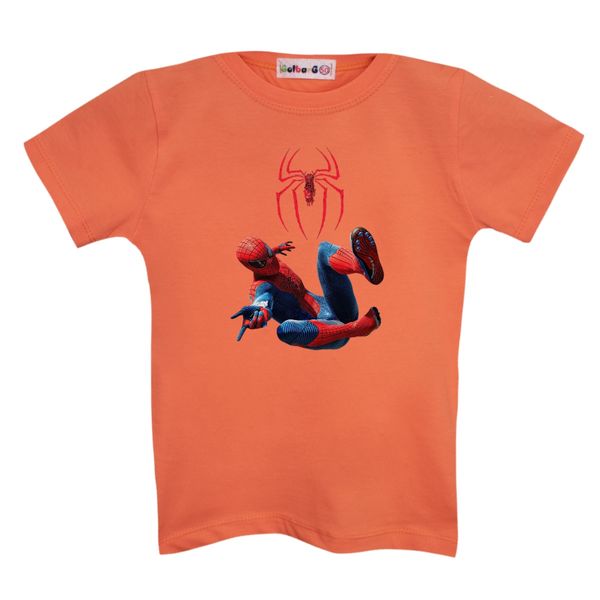 تی شرت آستین کوتاه پسرانه مدل مرد عنکبوتی کد ۲۱