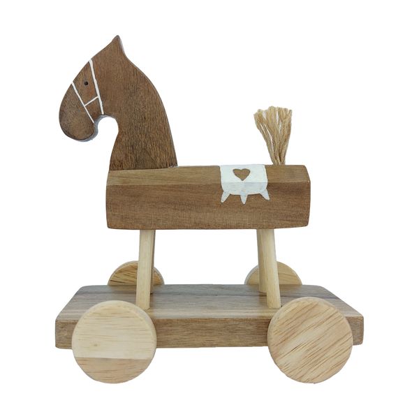اسباب بازی نیمو چوبک مدل اسب تراوا