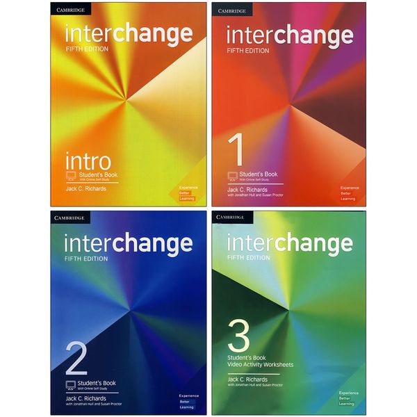 کتاب interchange 3rd اثر Jack C. Richards انتشارات کمبریج 4 جلدی