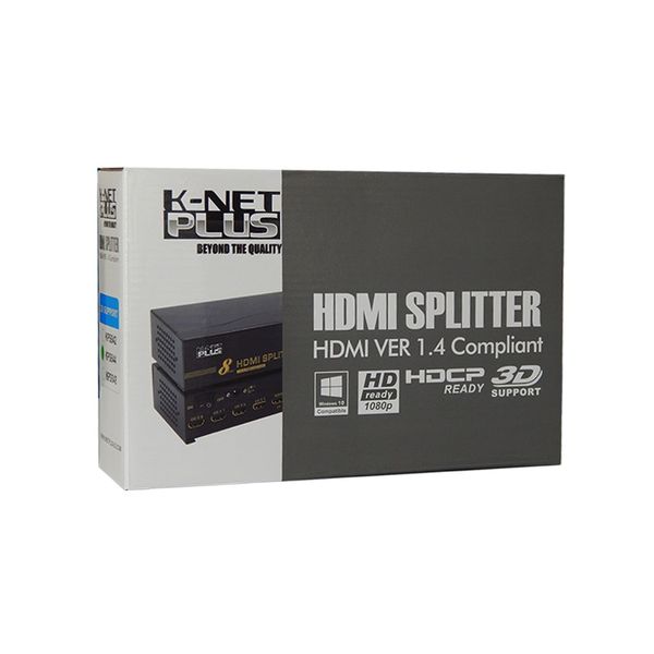 اسپلیتر کی نت پلاس مدل HDMI 1.4 3D KP-SPHD1408