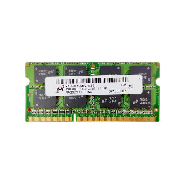 رم لپتاپ DDR3 میکرون مدل PC3-12800S ظرفیت 8 گیگابایت