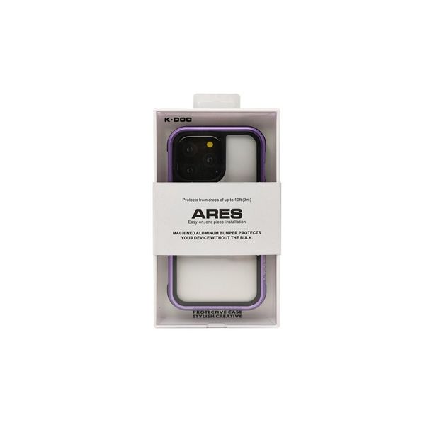 کاور کی-دوو مدل Ares purple مناسب برای گوشی موبایل اپل iPhone 13 pro max