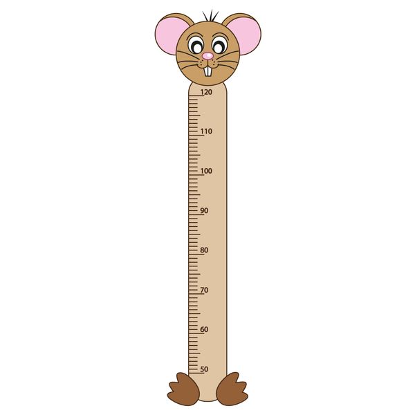 استیکر اندازه گیری کودک باروچین مدل موش کد 353