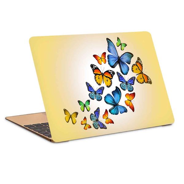 استیکر لپ تاپ طرح Butterflies-41کد P-708مناسب برای لپ تاپ 15.6 اینچ