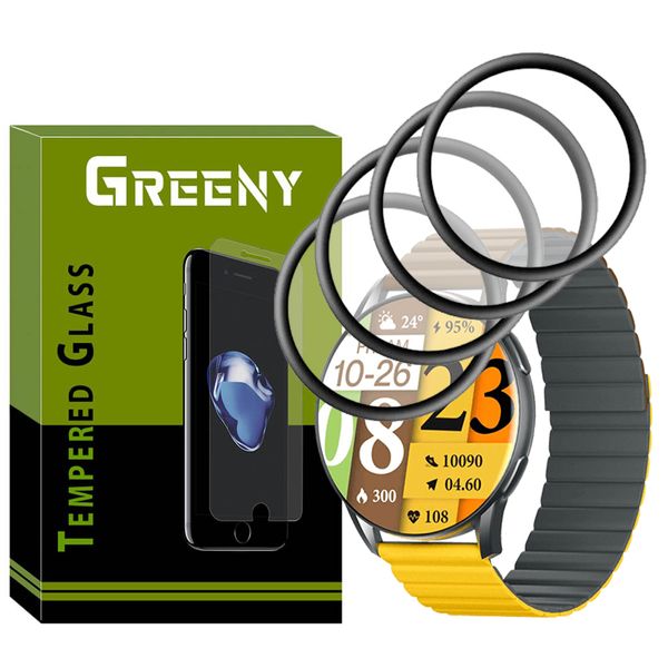 محافظ صفحه نمایش گرینی مدل GR-PM مناسب برای ساعت هوشمند کیسلکت Kieslect K11 Pro بسته چهار عددی