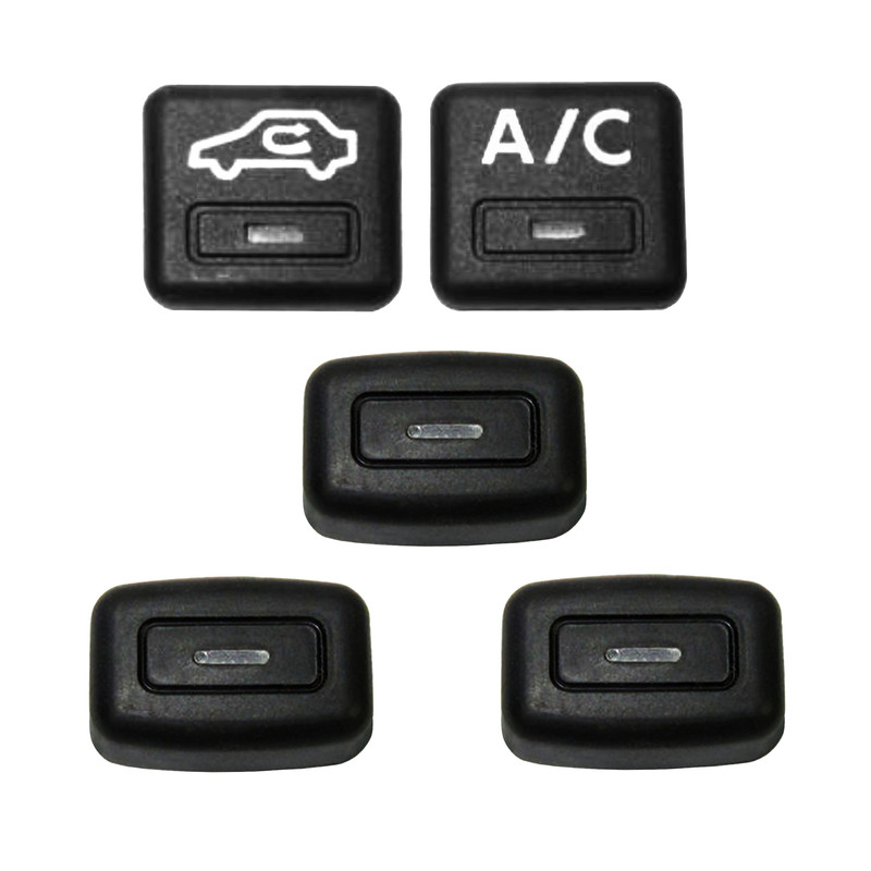 دکمه کلید کولر و شاسی تهویه خودرو بیلگین مدل AC-CH2 مناسب برای پژو مجموعه 5 عددی