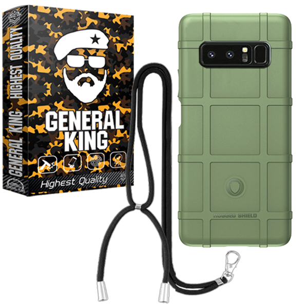 کاور ژنرال کینگ مدل YB-NO21 مناسب برای گوشی موبایل سامسونگ Galaxy Note 8 به همراه بند آویز