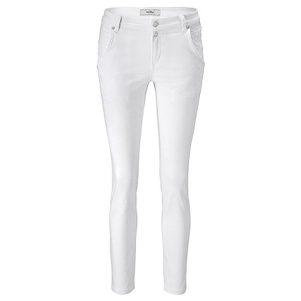 شلوار جین زنانه چیبو مدل p400118635 رنگ سفید