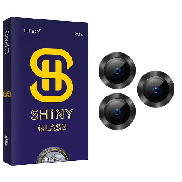 محافظ لنز گوشی آتوچبو مدل Shiny Glass FLL فلزی مناسب برای گوشی موبایل اپل iPhone 13 ProMax